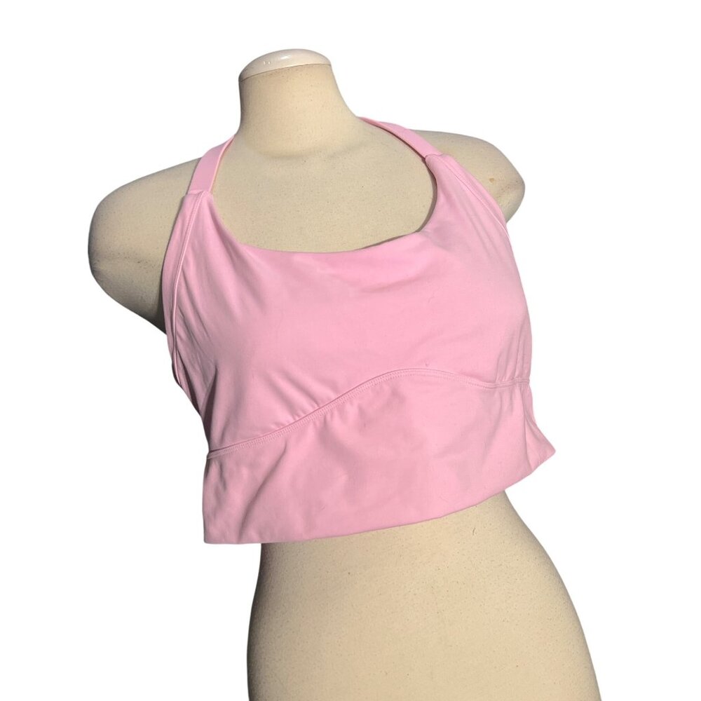 Halara Softlyzero Backless Cut Out Twisted Croppe… - image 12